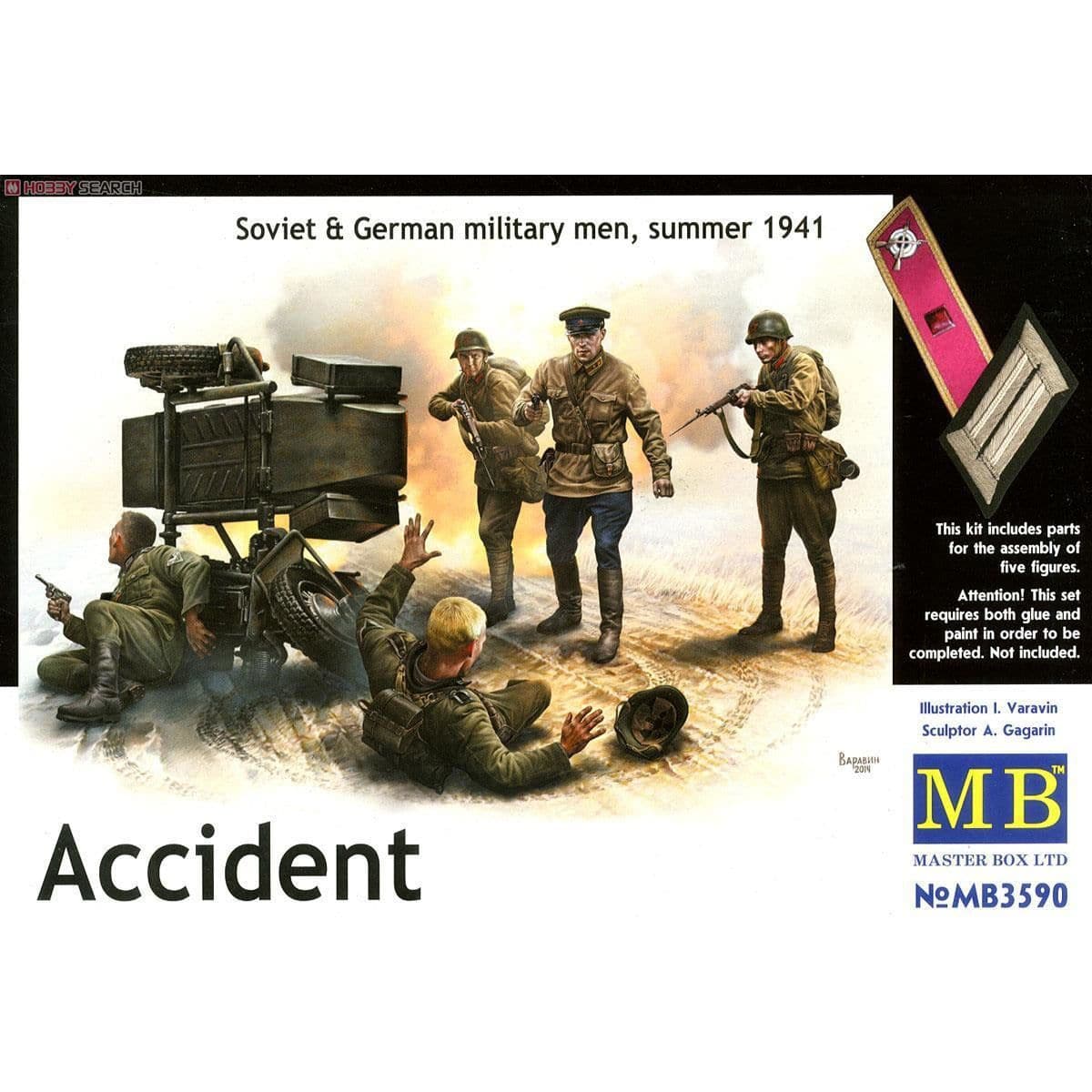 MASTER BOX 1/35 'Accident' German & Soviet Troops 1941