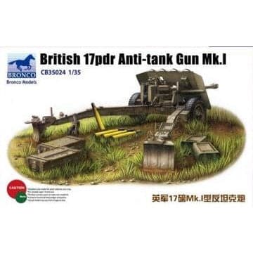 BRONCO 1/35 British 17pdr Anti-Tank Gun Mk.1