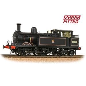 BRANCHLINE OO MR 1532 Class (1P) 0-4-4 58072 BR Lined Black DCC Sound Fitted