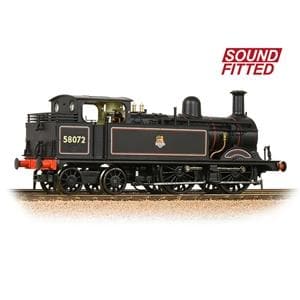 BRANCHLINE OO MR 1532 Class (1P) 0-4-4 58072 BR Lined Black DCC Sound Fitted