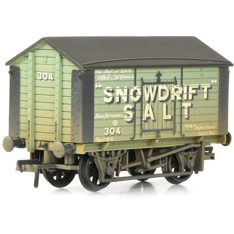 BRANCHLINE OO 10T Covered Salt Wagon 'Snowdrift Salt' Green