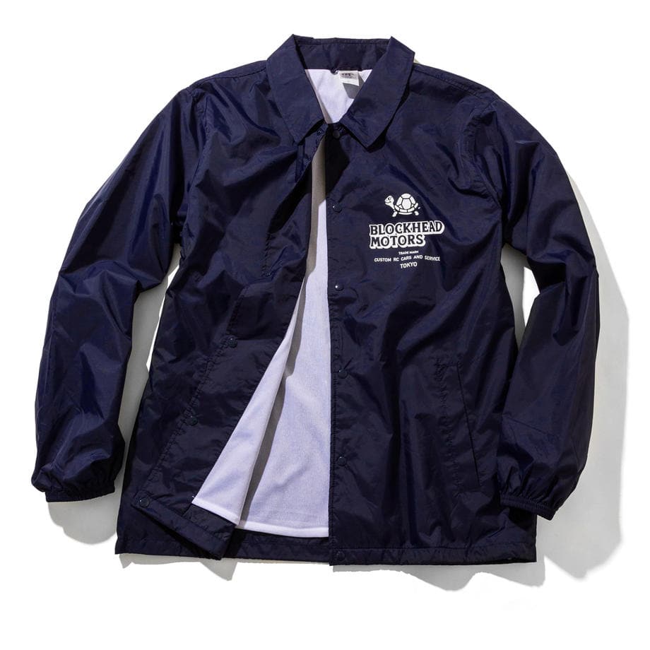 BLOCKHEAD MOTORS Nylon Jacket Navy - S