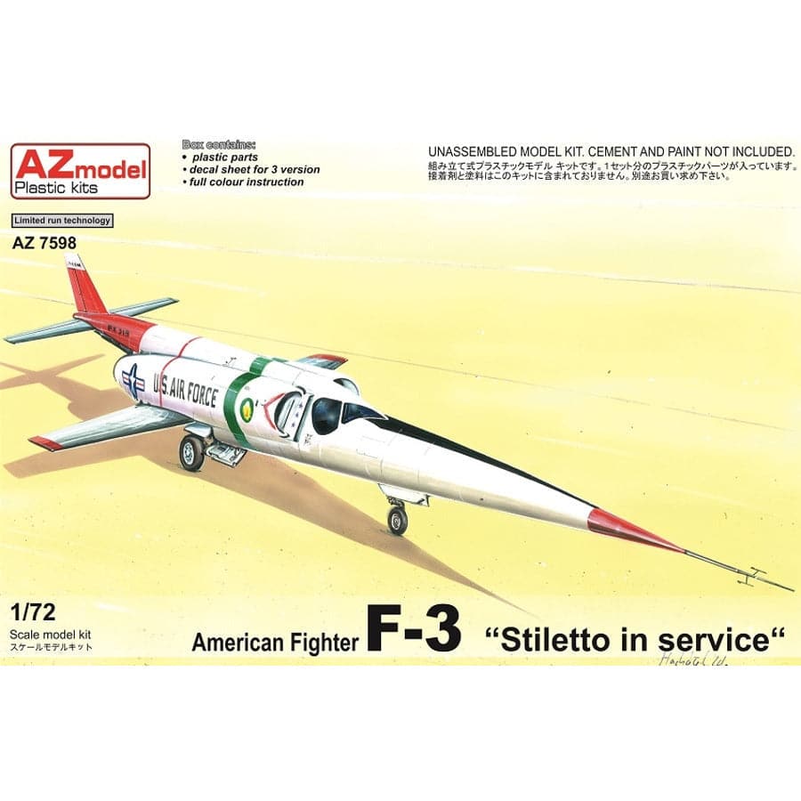 AZ Models 1/72 Douglas X-3 Stiletto in service Plastic Model Kit [AZ7598]