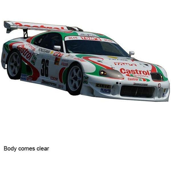 BODYWORX Body Supra 2000 Castrol 1/10 Clear Body