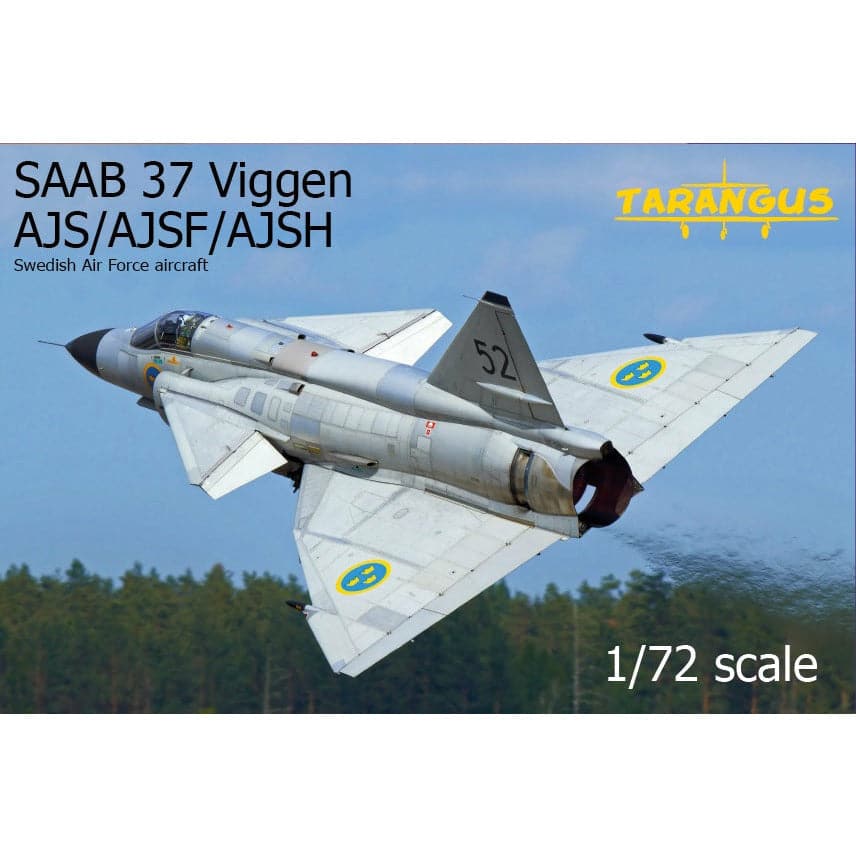 TARANGUS 1/72 SAAB 37 Viggen AJS/AJSF/AJSH Recce Viggen