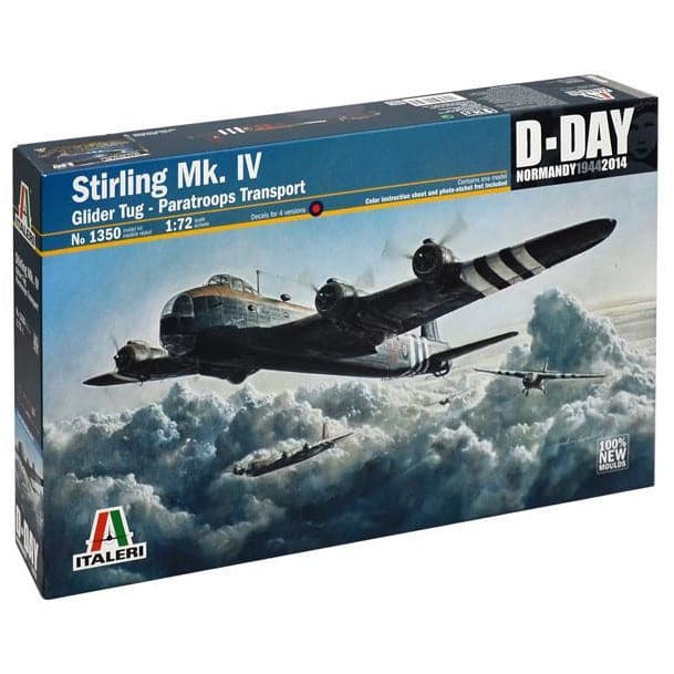 ITALERI 1/72 Stirling Mk.IV Glider Tug / Paratroops Transpo