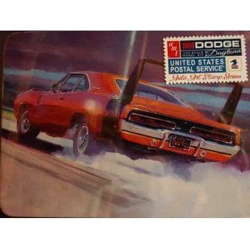 AMT 1/25 1969 Dodge Charger Daytona (USPS Stamp Series Collector Tin)