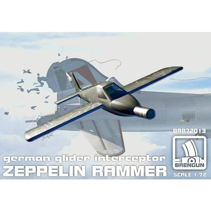 BRENGUN 1/72 Zeppelin Rammer (2pieces) Plastic Kit  Parts