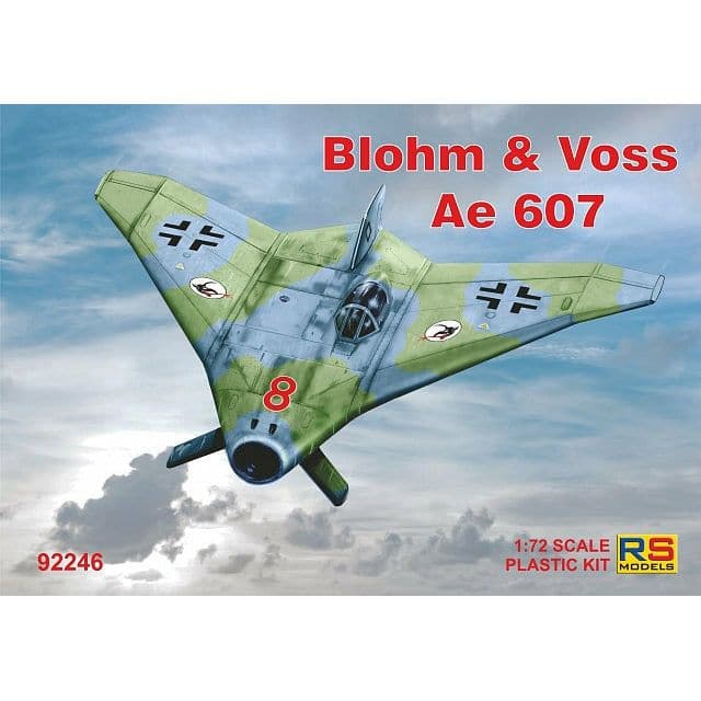 RS MODELS 1/72 Blohm & Voss Ae 607 (4 Decal v. for Luftwaffe, Great Britain)