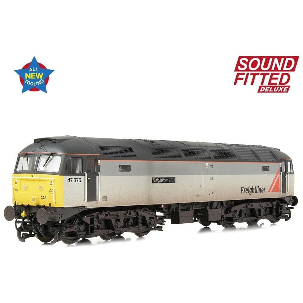 BRANCHLINE OO Class 47/3 47376 'Freightliner 1995' Freightliner Grey [W] DCC Sound Fitted Deluxe