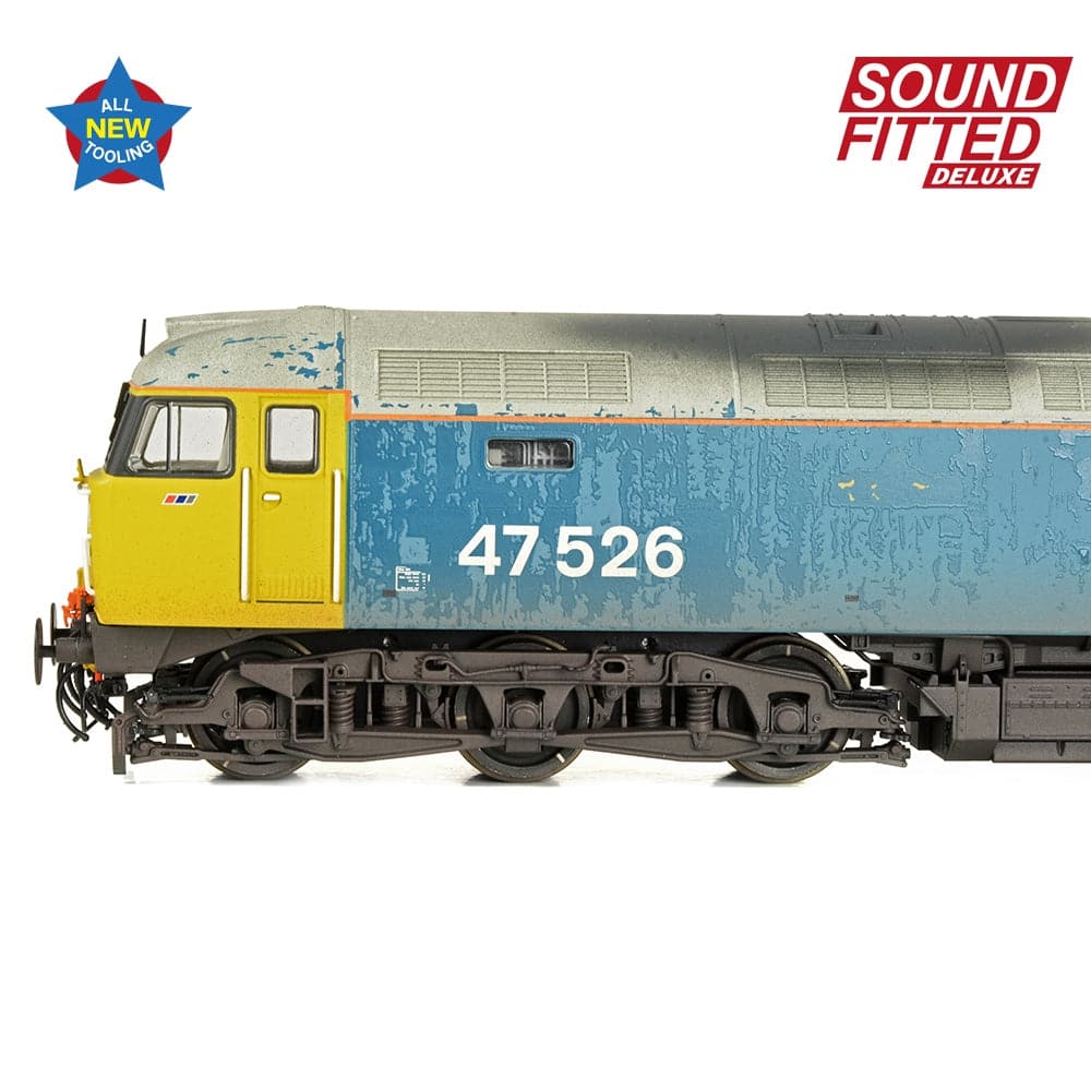 BRANCHLINE OO Class 47/4 47526 BR Blue (Large Logo)[W] DCC Sound Fitted Deluxe