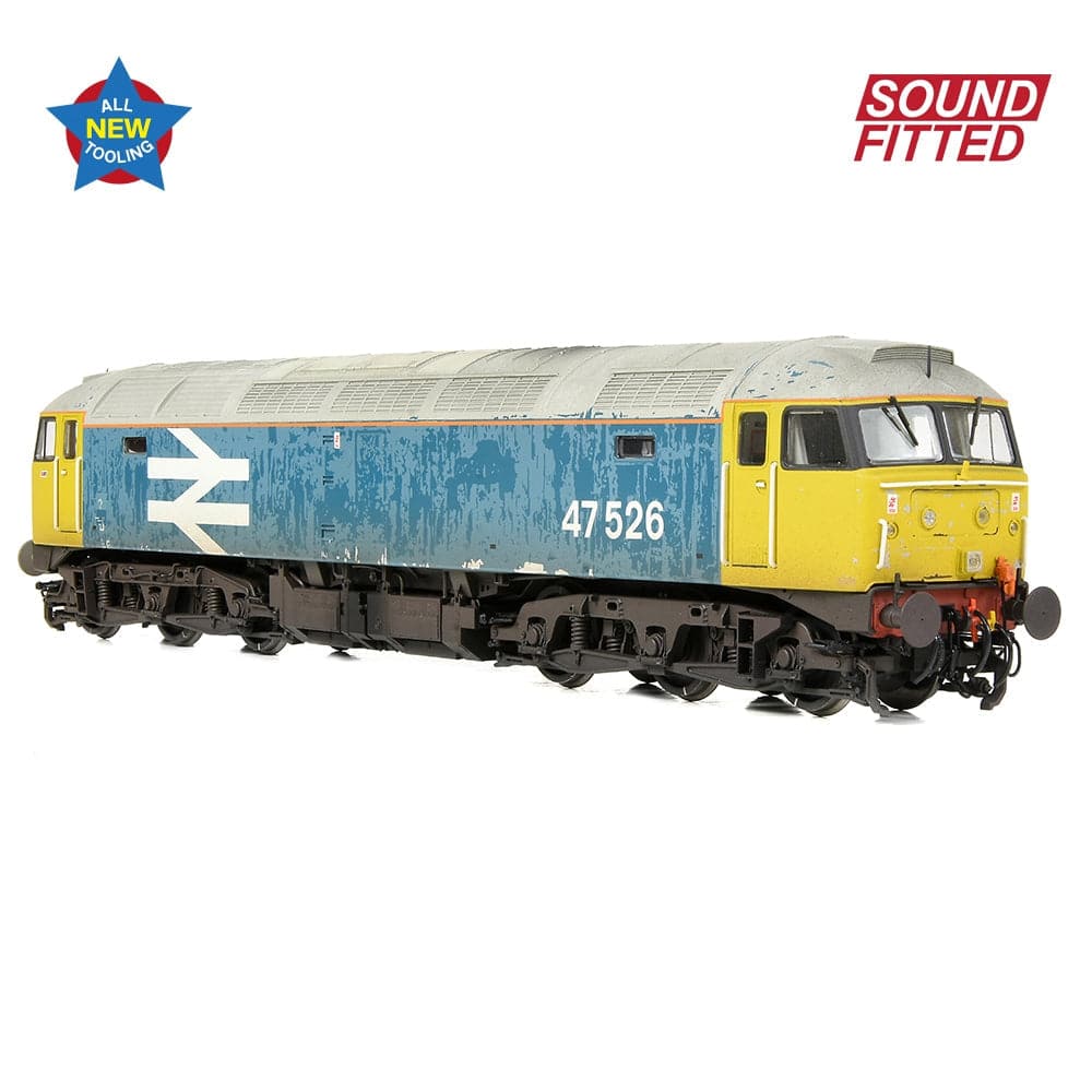 BRANCHLINE OO Class 47/4 47526 BR Blue (Large Logo)[W] DCC Sound Fitted