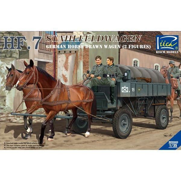 RIICH MODELS 1/35 German Hf.7 Steel Field Wagen w/Crew