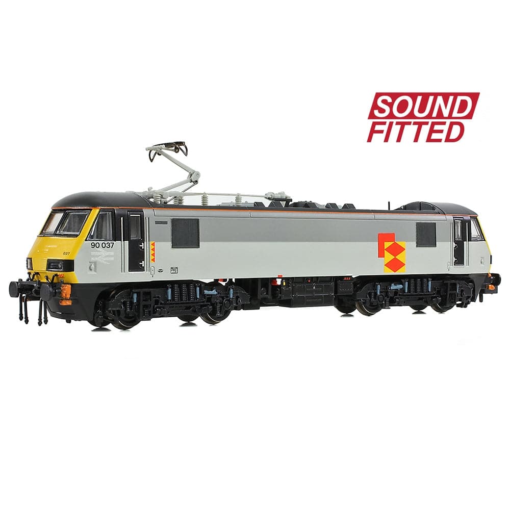 GRAHAM FARISH N Class 90/0 90037 BR Railfreight Distribution Sector DCC Sound Fitted