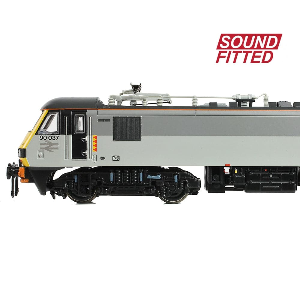 GRAHAM FARISH N Class 90/0 90037 BR Railfreight Distribution Sector DCC Sound Fitted