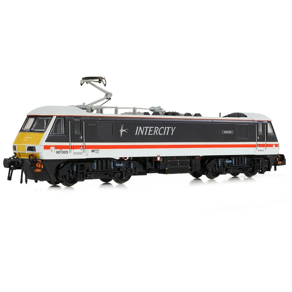 GRAHAM FARISH N Class 90/0 90005 'Financial Times' BR InterCity (Swallow)