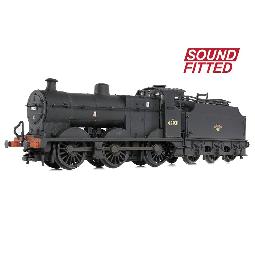 GRAHAM FARISH N MR 3835 4F with Fowler Tender 43931 BR Black (Late Crest) [W] DCC Sound Fitted