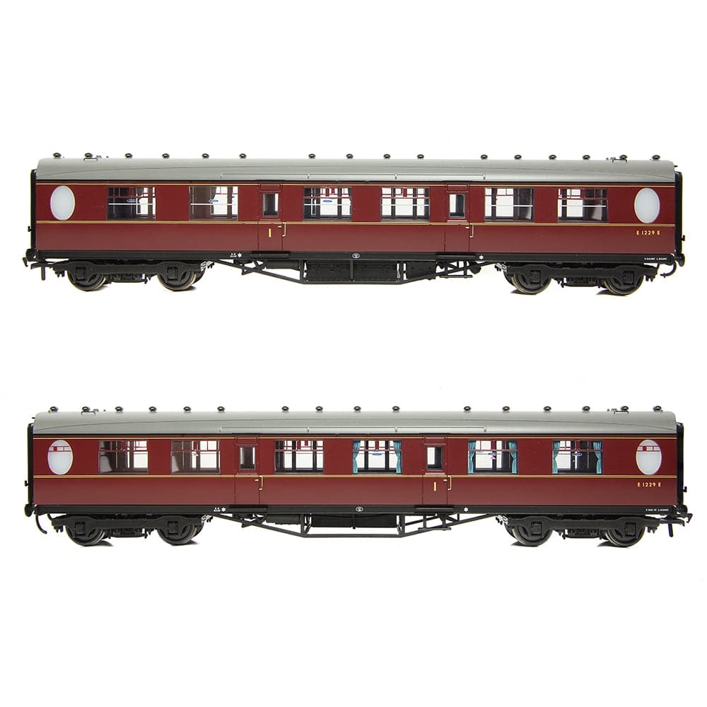 BRANCHLINE OO LNER Thompson Composite Corridor BR Maroon