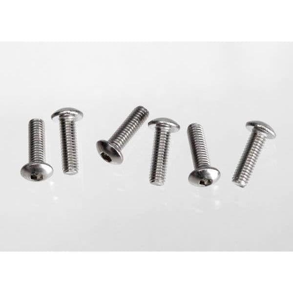 TRAXXAS Screw, 3x10mm Button-Head Machine (6) (2577X)