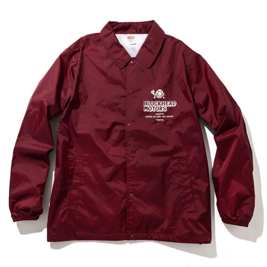 BLOCKHEAD MOTORS Nylon Jacket Burgundy - S