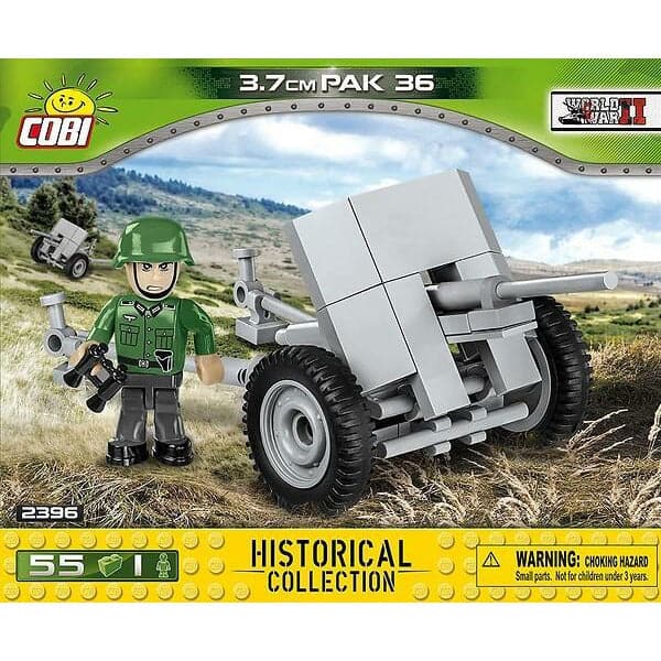 COBI World War II - 3.7cm PAK 36 (55 Pieces)