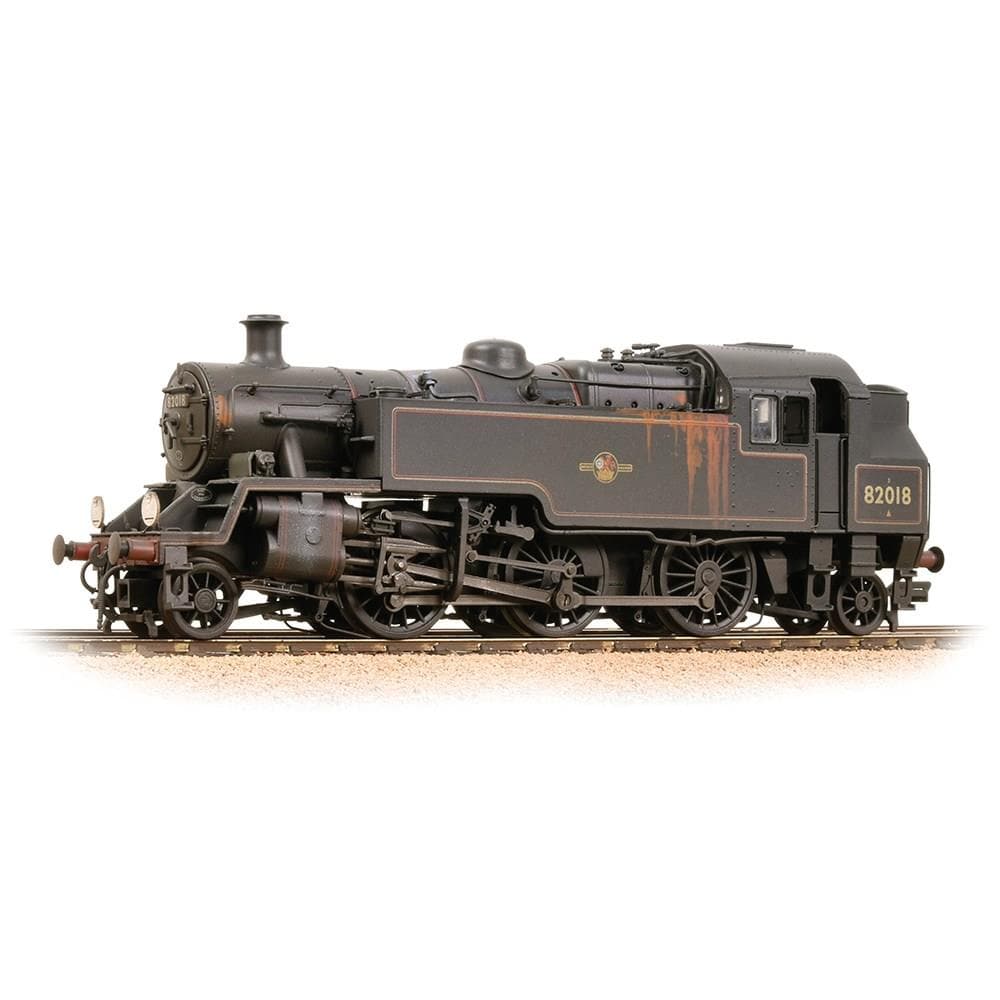 BRANCHLINE OO BR Standard 3MT Tank 82018 BR Lined Black (Late Crest) [W]