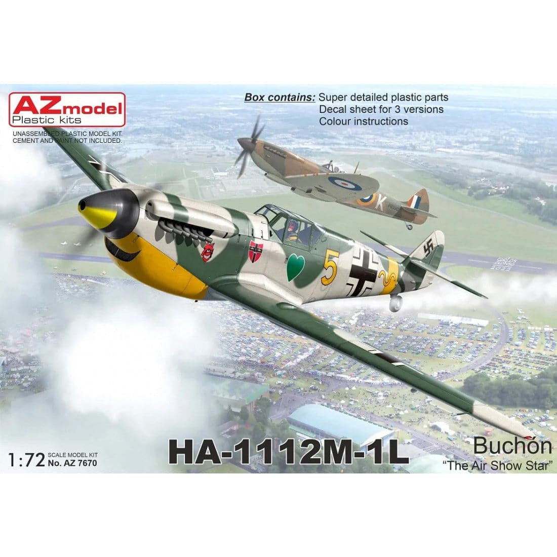 AZ MODEL 1/72 HA-1112M-1L Buchn "The Air Show Star"