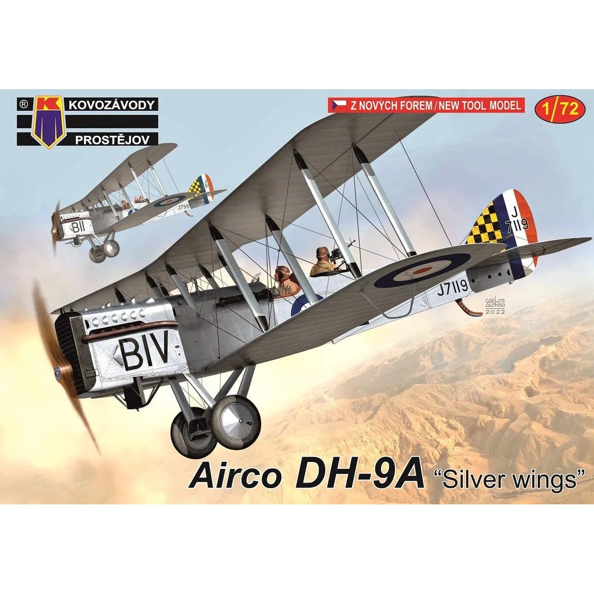 KOVOZAVODY 1/72 Airco DH-9A "Silver Wings"