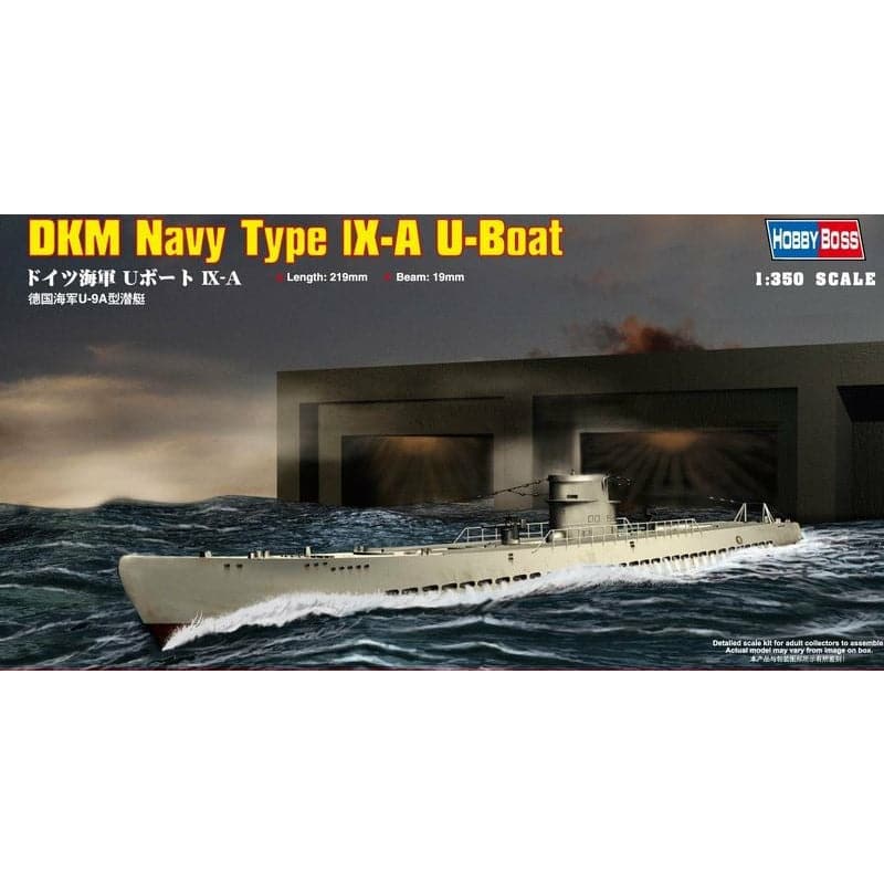 HOBBY BOSS 1/350 DKM Navy Type lX-A U-Boat