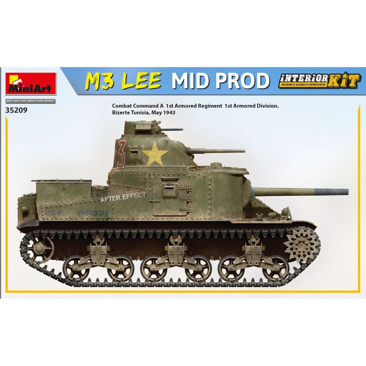 MINIART 1/35 M3 Lee Mid Prod. Interior Kit