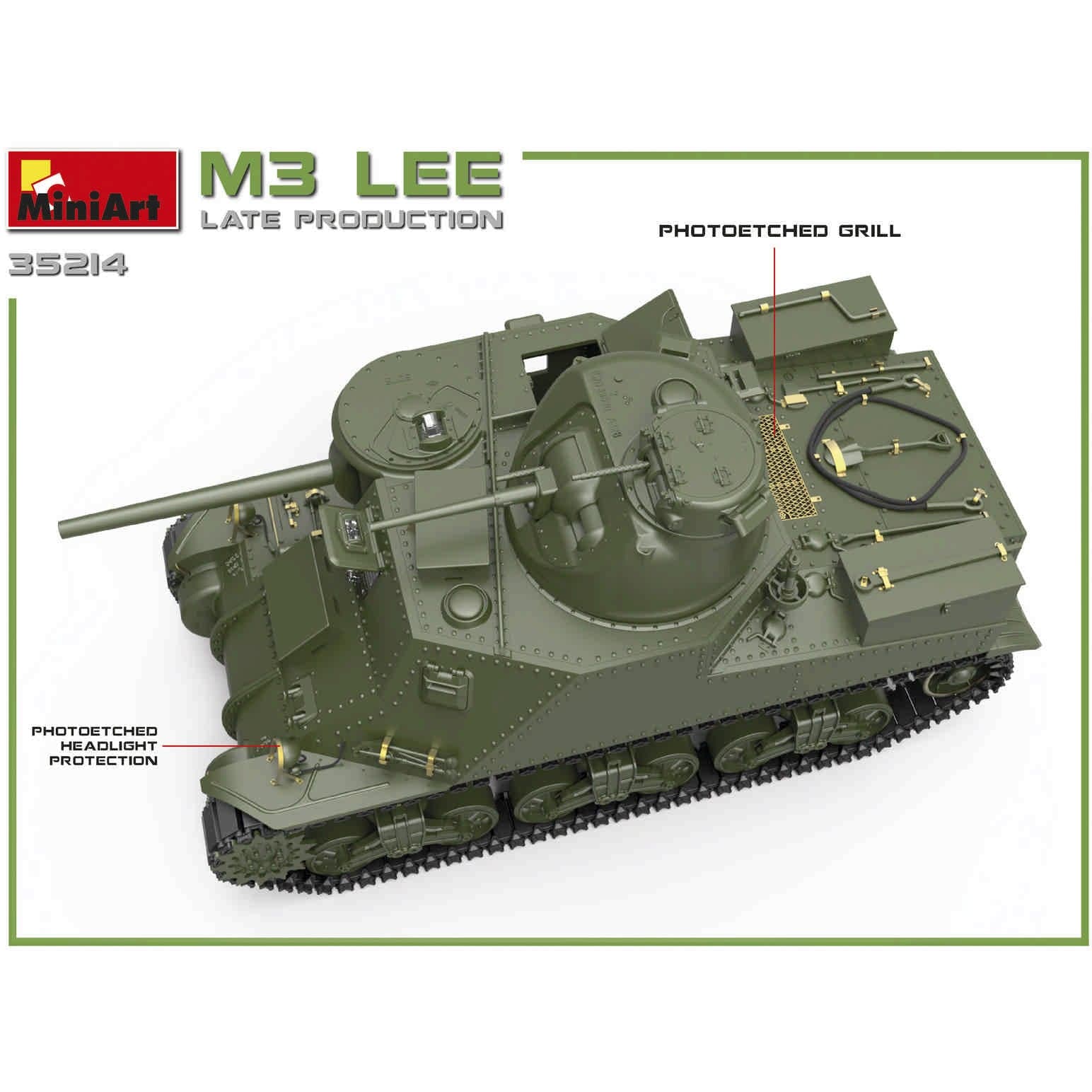 MINIART 1/35 M3 Lee Late Prod.