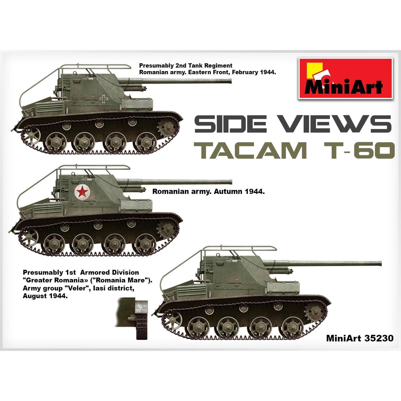 MINIART 1/35 Tacam T-60 Romanian Tank Destroyer Interior Kit