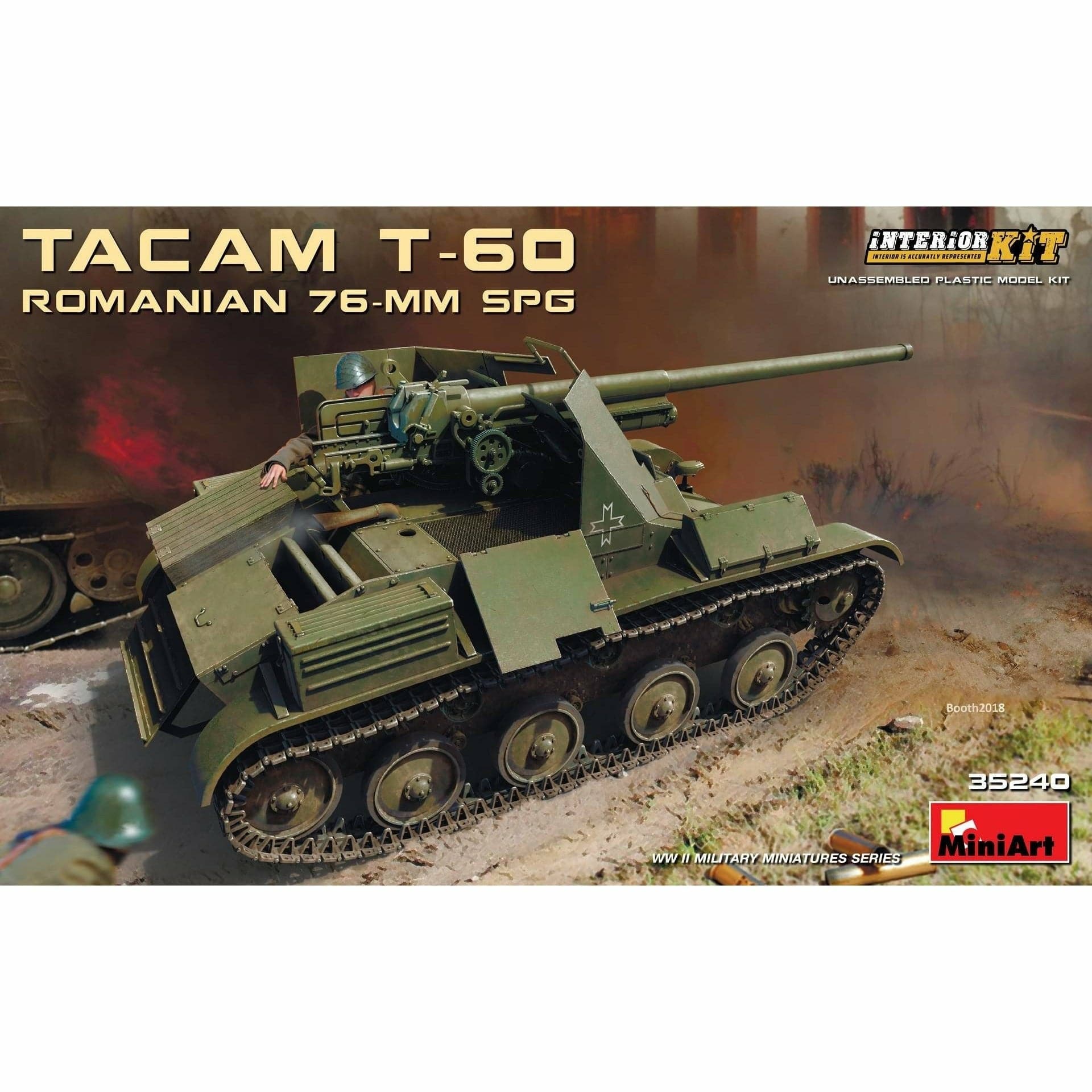 MINIART 1/35 Romanian 76-mm SPG Tacam T-60 Interior Kit