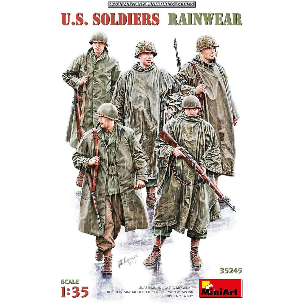 MINIART 1/35 U.S. Soldiers Rainwear