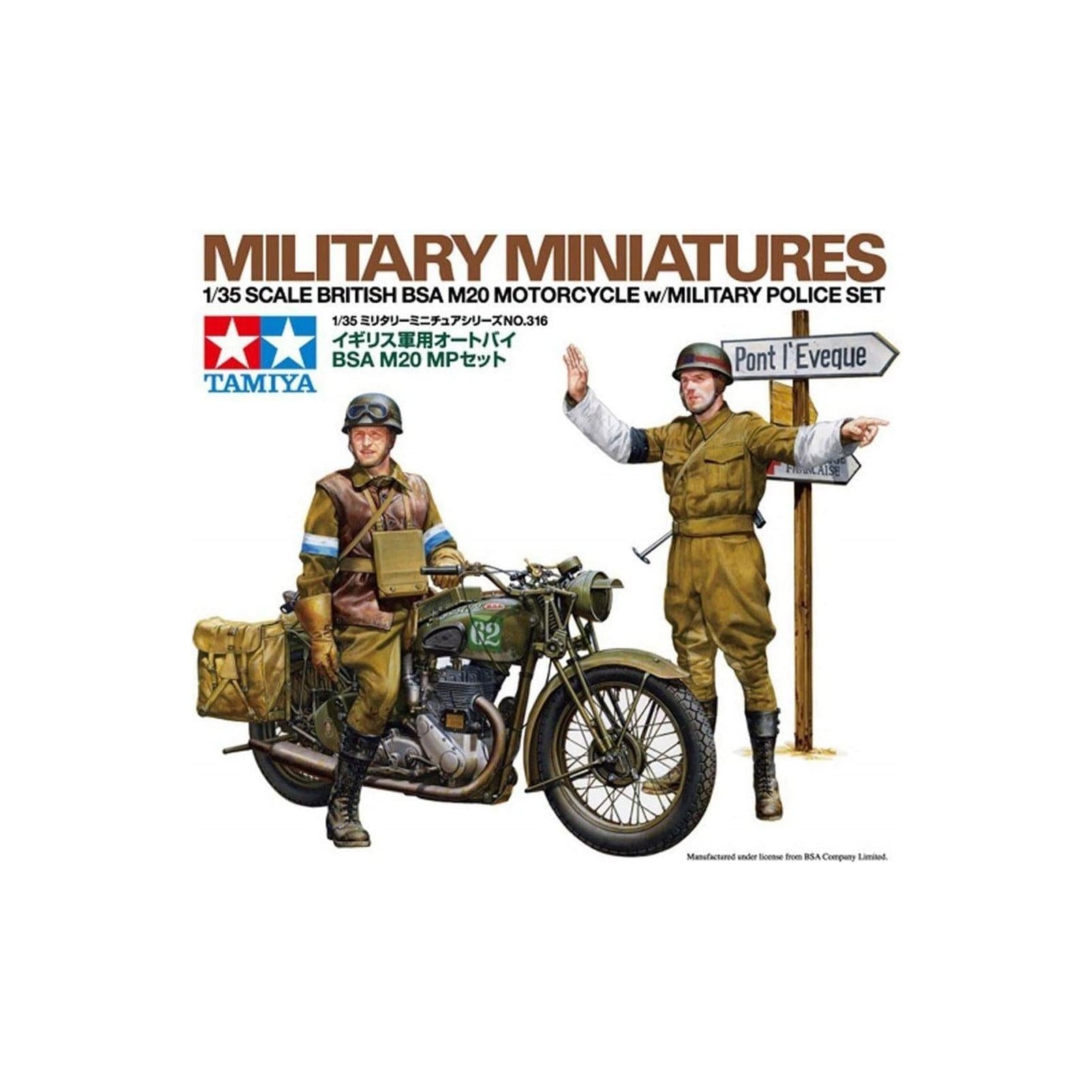 TAMIYA 1/35 British BSA M20 with Military Police