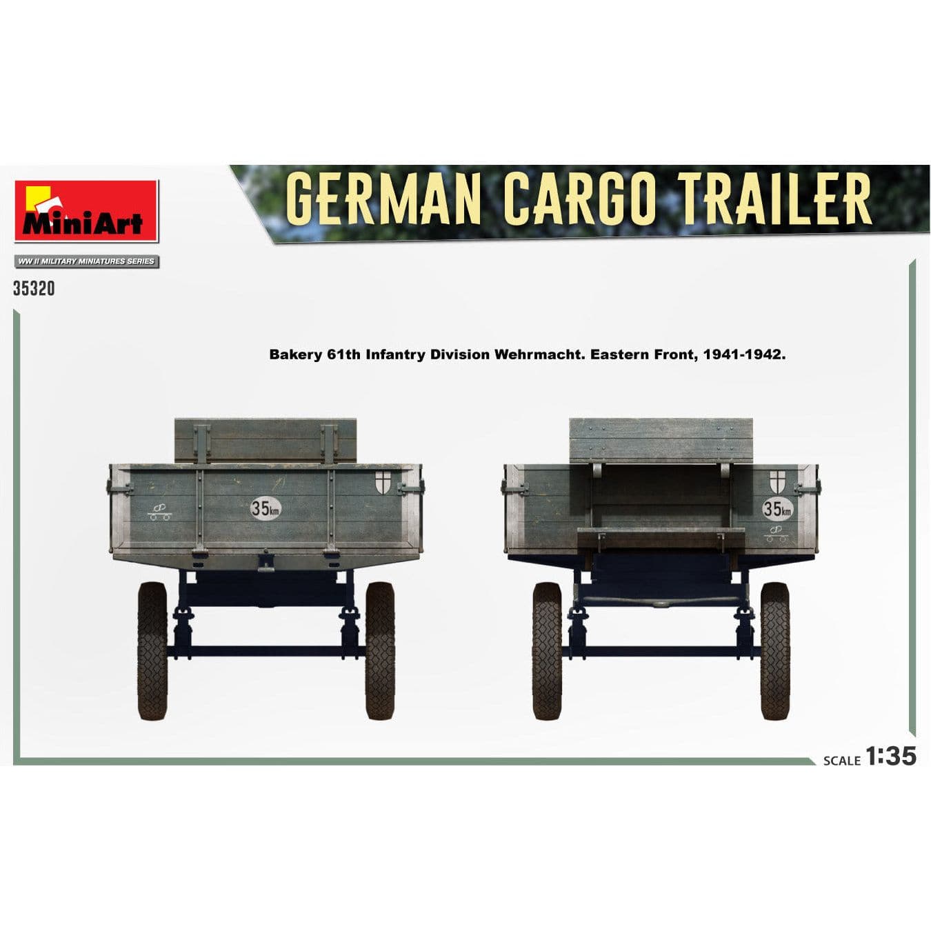 MINIART 1/35 German Cargo Trailer