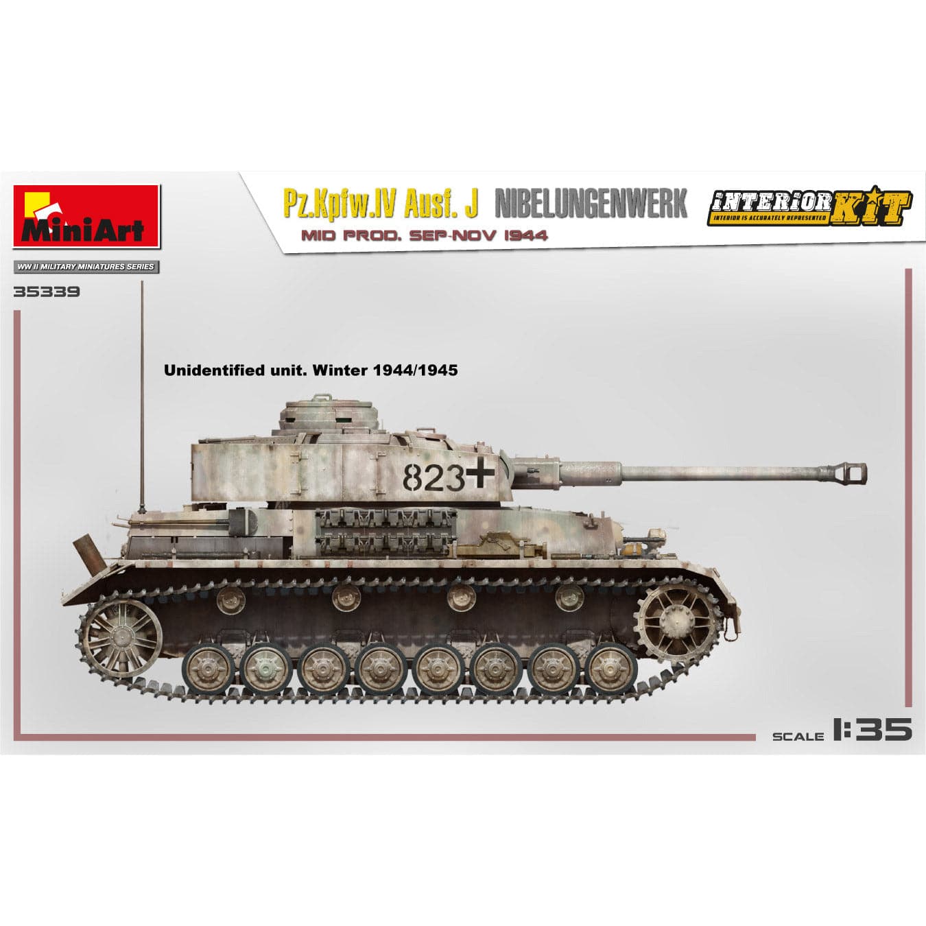 MINIART 1/35 Pz.Kpfw.IV Ausf. J Nibelungenwerk. Mid Prod. Sep-Nov 1944 Interior Kit