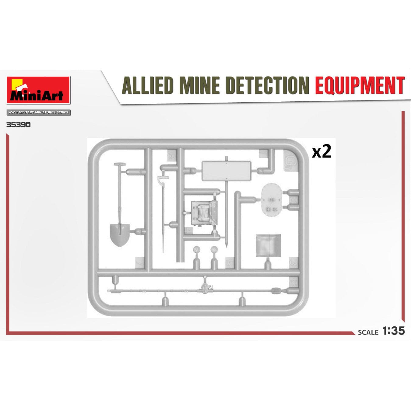 MINIART 1/35 Allied Mine Detection Equipment