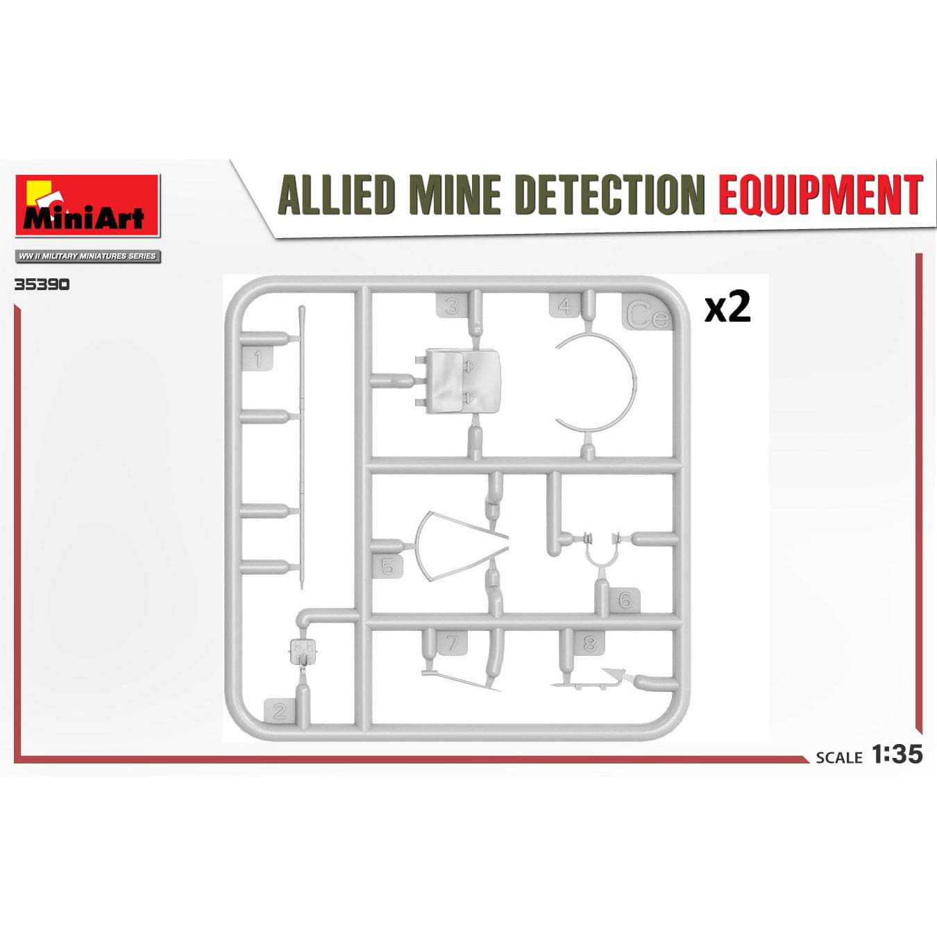 MINIART 1/35 Allied Mine Detection Equipment