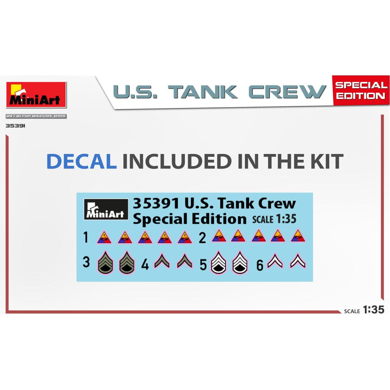 MINIART 1/35 U.S. Tank Crew Special Edition