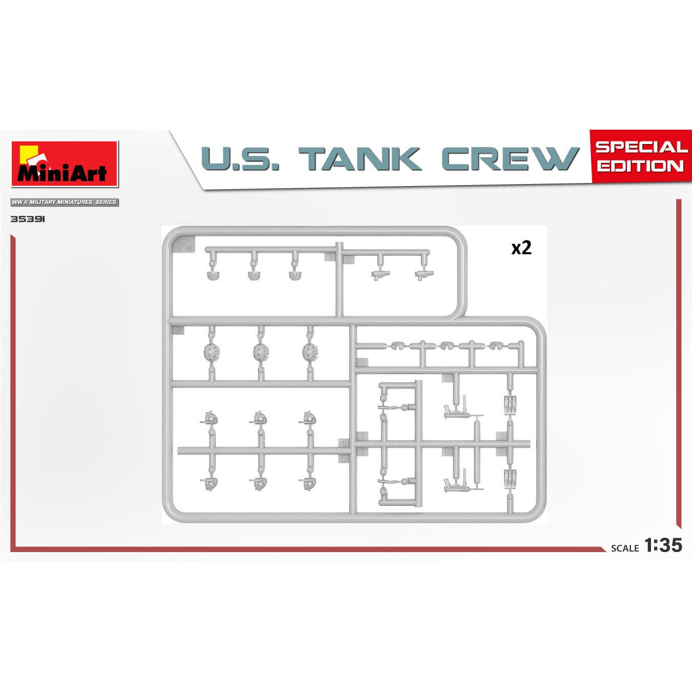 MINIART 1/35 U.S. Tank Crew Special Edition