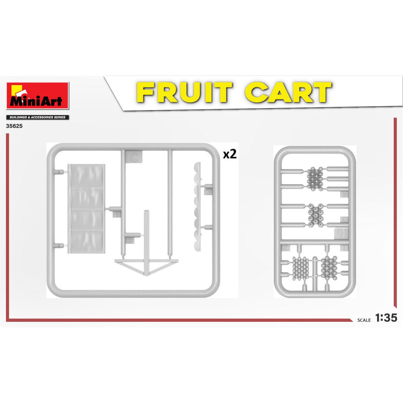 MINIART 1/35 Fruit Cart