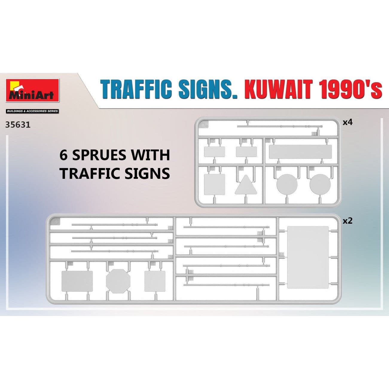 MINIART 1/35 Traffic Signs Kuwait 1990's