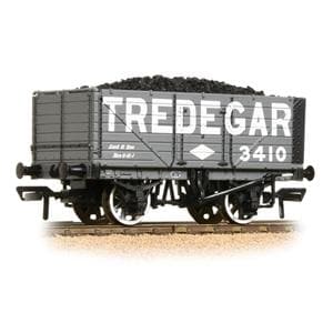 BRANCHLINE OO 7 Plank End Door Wagon 'Tredegar' with Load