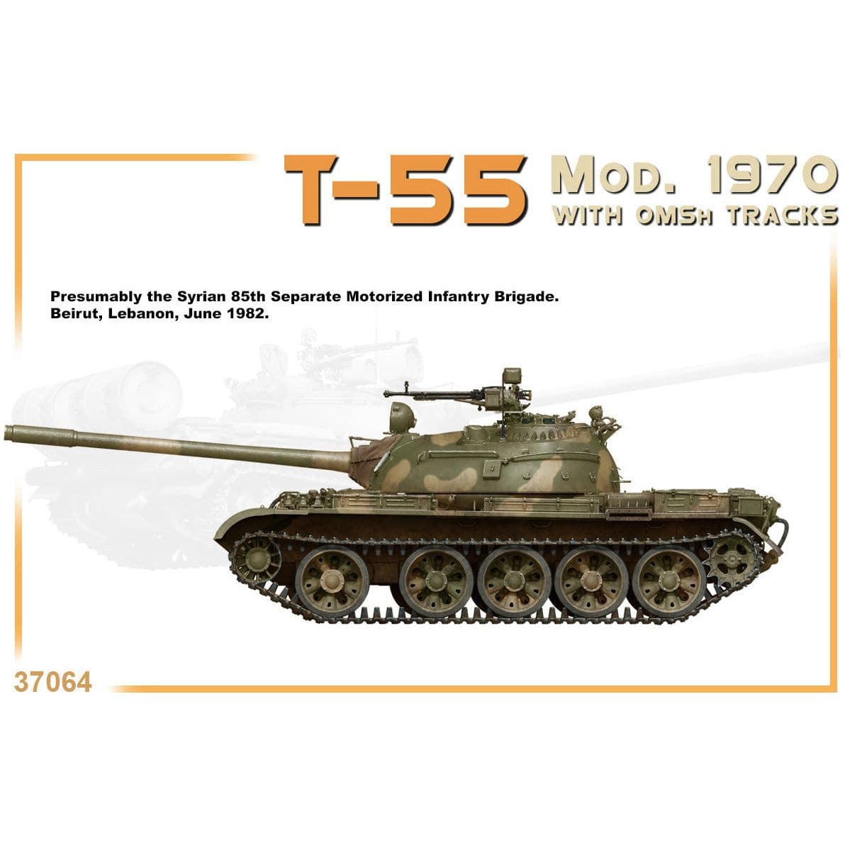 MINIART 1/35 T-55 Mod. 1970 with OMSh Tracks