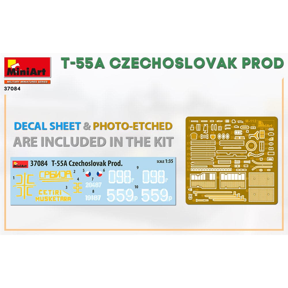 MINIART 1/35 T-55A Czechoslovak Production