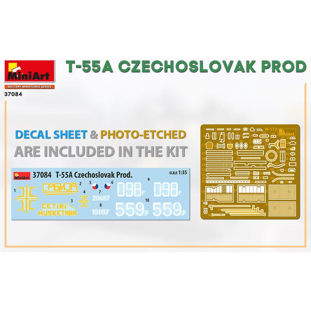 MINIART 1/35 T-55A Czechoslovak Production