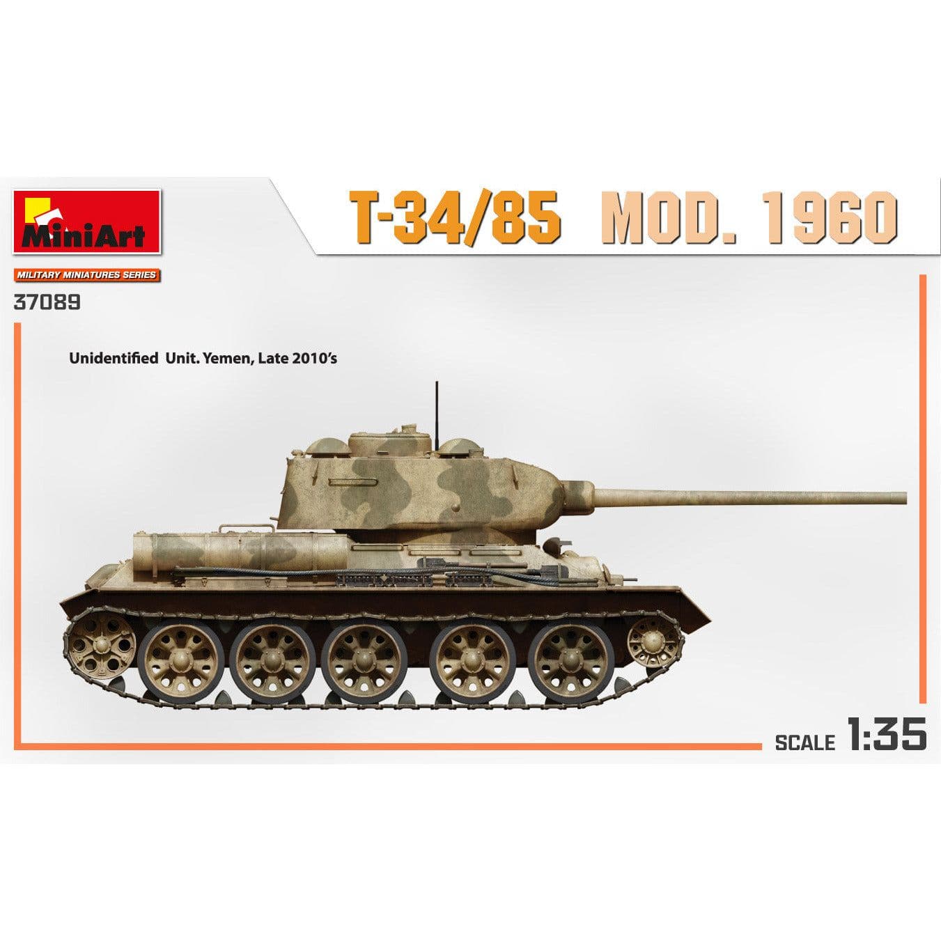 MINIART 1/35 T-34/85 Mod. 1960