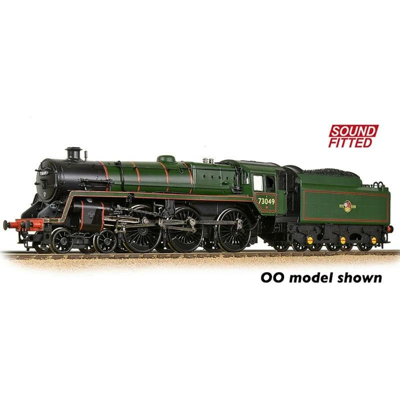 GRAHAM FARISH BR Standard 5MT with BR1 Tender 73049 BR Lined Green (Late Crest) DCC Sound Fitted