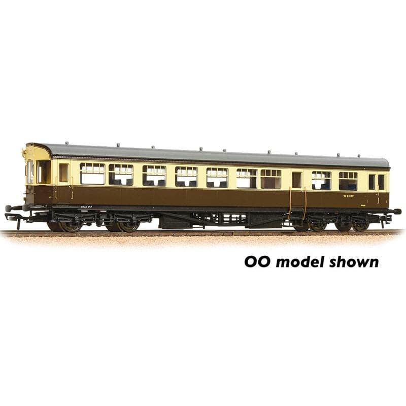 GRAHAM FARISH GWR Hawksworth Auto-Trailer BR (WR) Chocolate